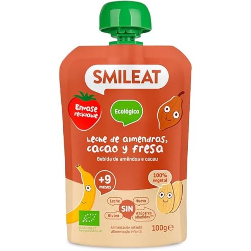 SMILEAT POUCH ECO  1 BOLSA 100 G SABOR LECHE DE...
