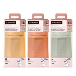 BIBERON SILICONA SX PRO  FLUJO M SUAVINEX INTENSE COLOUR...
