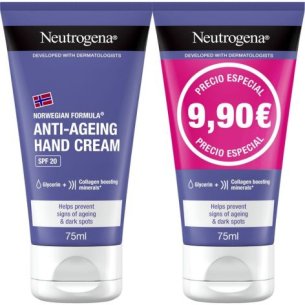 NEUTROGENA VISIBLY RENEW SPF20  CREMA DE MANOS 2 UNIDADES...