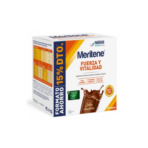 MERITENE CHOCOLATE PACK 30 SOBRES 30G