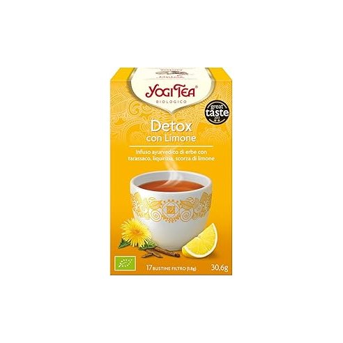 DETOX LIMON 17 BOLSITAS YOGI TEA