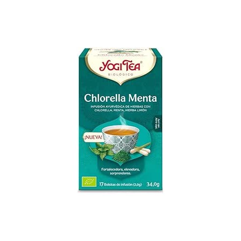 CHLORELLA MENTA 34 G YOGI TEA