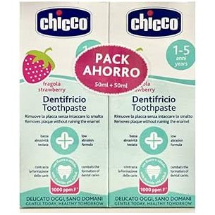 PASTA DE DIENTES FRESA CHICCO 12M 50ML DUPLO