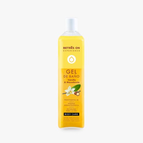 BETRES ON VAINILLA Y MACADAMIA GEL DE BAÑO 750ML