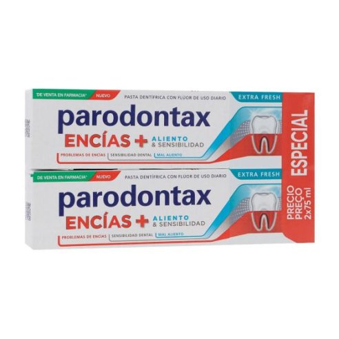 PARODONTAX ENCIAS  ALIENTO & SENSIBILIDAD EXTRA...