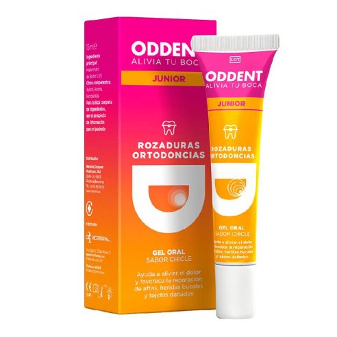 ODDENT GEL ORAL JUNIOR  1 TUBO 15 ML SABOR CHICLE