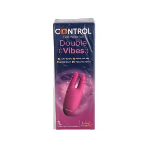 CONTROL TOYS DOUBLE VIBES ESTIMULADOR INTIMO  1 UNIDAD