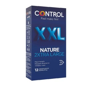 CONTROL NATURE 2XTRA LARGE PRESERVATIVOS 12 UNIDADES