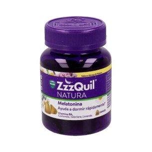 ZZZQUIL NATURA 30 GOMINOLAS SABOR PLATANO Y MANGO