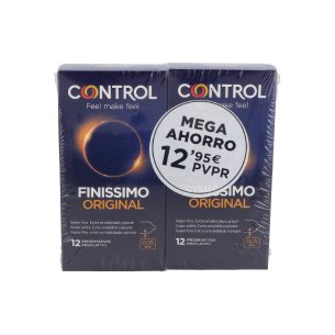 CONTROL FINISSIMO PRESERVATIVOS 2 ENVASES 12 UNIDADES