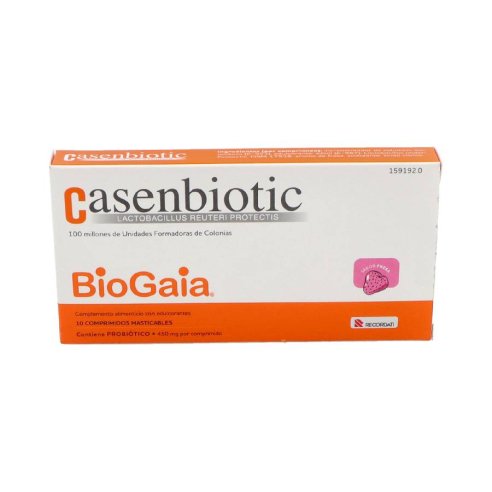 CASENBIOTIC  10 COMPRIMIDOS SABOR FRESA