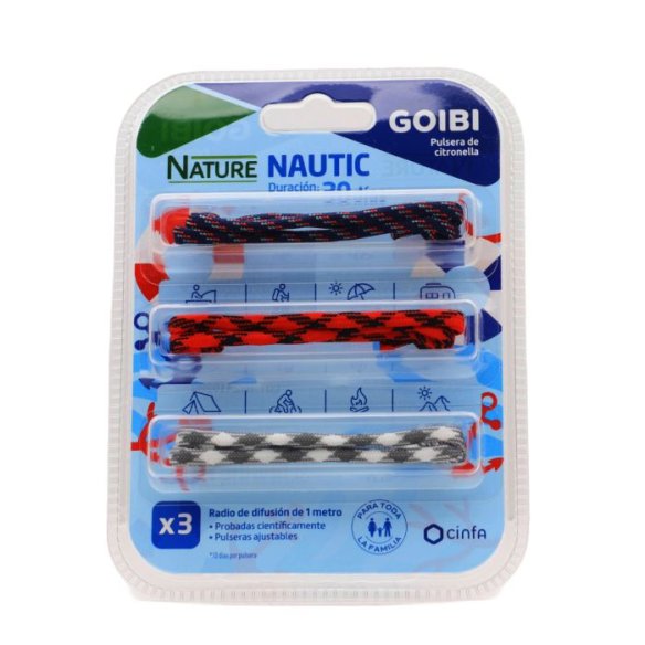 GOIBI PULSERA DE CITRONELLA NATURE NAUTIC
