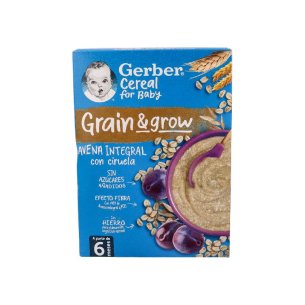 GERBER AVENA INTEGRAL CON CIRUELA  1 ESTUCHE 250 G