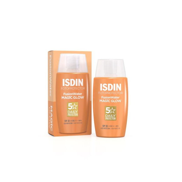 FOTOPROTECTOR ISDIN  FUSION WATER MAGIC GLOW SPF 50  1 ENVASE 50 ML