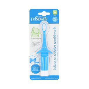 CEPILLO DIENTES BEBE DR BROWN´S NATURAL FLOW AZUL