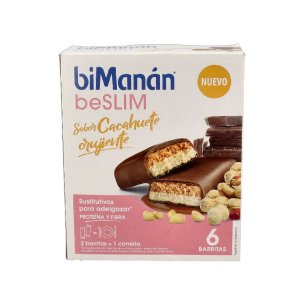 BIMANAN BESLIM SUSTITUTIVO  6 BARRITAS 186 G SABOR...
