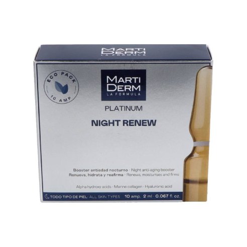 MARTIDERM NIGHT RENEW  10 AMPOLLAS