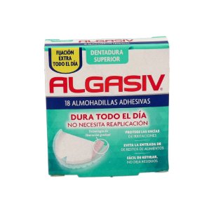 ALGASIV ALMOHADILLAS ADHESIVAS PROTESIS 18 UNIDADES...