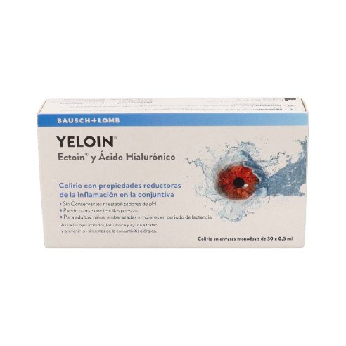 YELOIN COLIRIO MONODOSIS  30 UNIDADES 0,5 ML