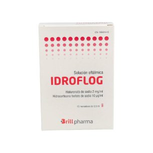 IDROFLOG SOLUCION OFTALMICA  15 MONODOSIS 0,5 ML