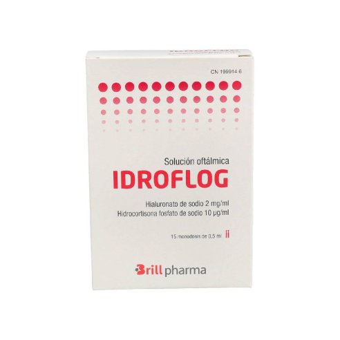 IDROFLOG SOLUCION OFTALMICA  15 MONODOSIS 0,5 ML