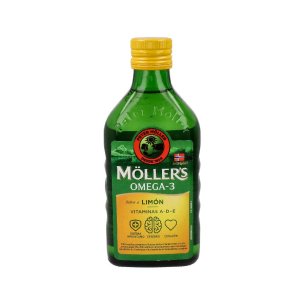MOLLER´S ACEITE DE BACALAO  1 ENVASE 250 ML SABOR LIMON