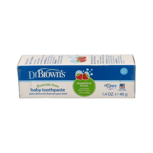 PASTA DENTAL INFANTIL NATURAL BEBE DR BROWN 1...