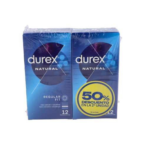 DUREX NATURAL PLUS PRESERVATIVOS 12...