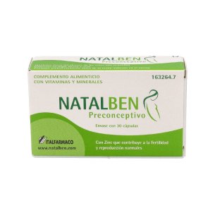 NATALBEN PRECONCEPTIVO  30 CAPSULAS