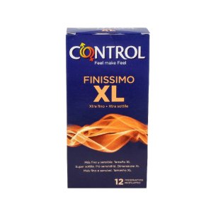 CONTROL FINISSIMO XL PRESERVATIVOS 12 UNIDADES