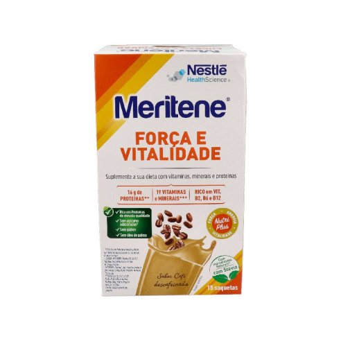 MERITENE FUERZA Y VITALIDAD BATIDO  15 SOBRES...