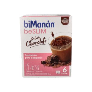 BIMANAN BESLIM SUSTITUTIVO BATIDO  6 SOBRES 50 G SABOR...