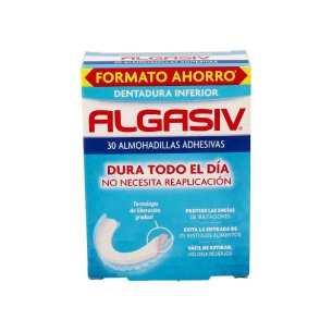 ALGASIV ALMOHADILLAS ADHESIVAS PROTESIS 30 UNIDADES...