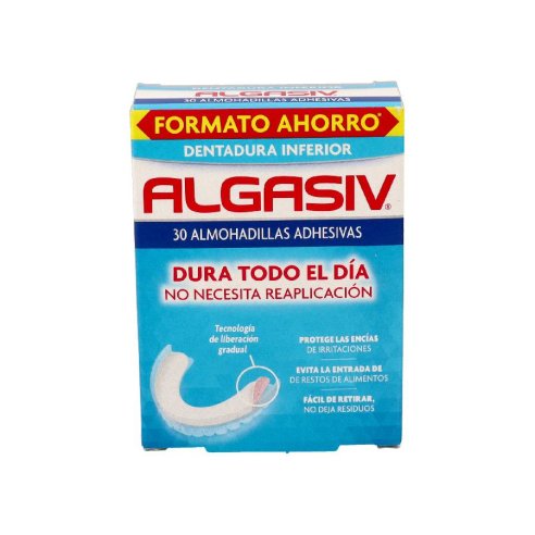 ALGASIV ALMOHADILLAS ADHESIVAS PROTESIS 30...