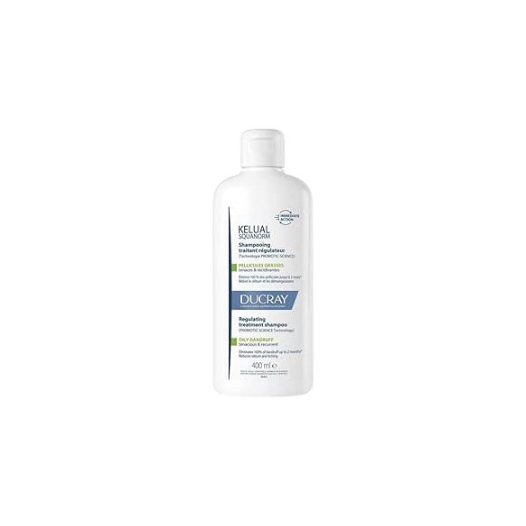 KELUAL SQUANORM CHAMPU TRATANTE REGULADOR CASPA GRASA DUCRAY 1 ENVASE 400 ML