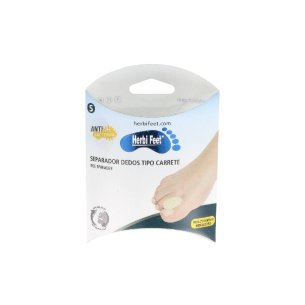 SEPARADEDOS GEL CARRETE TALLA S 2 UNIDADES