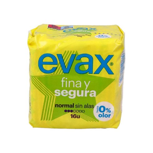 COMPRESAS HIGIENICAS FEMENINAS EVAX FINA Y...