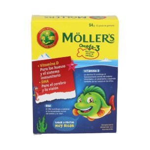 MOLLER´S OMEGA 3  45 GOMINOLAS