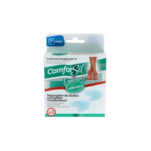 SEPARADEDOS COMFORSIL SILICONA EXTRAFINO TALLA MEDIANA 3...