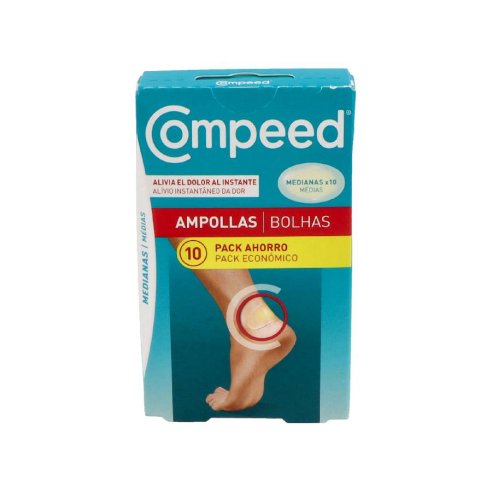 COMPEED AMPOLLAS  TALLA MEDIANA 10 UNIDADES...