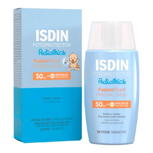 FOTOPROTECTOR ISDIN SPF 50 FUSION FLUID MINERAL...