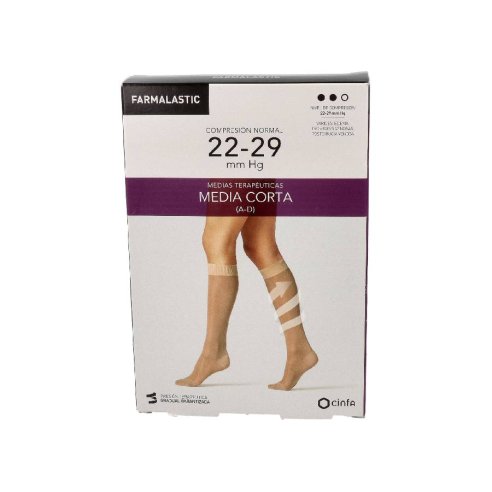 MEDIA CORTA (A-D) COMPRESION NORMAL FARMALASTIC...
