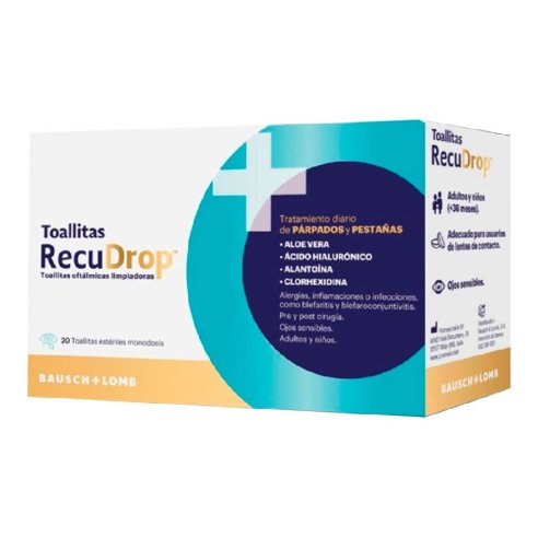 RECUDROP TOALLITAS  20 TOALLITAS MONODOSIS