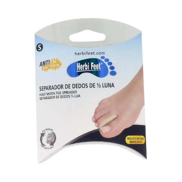 SEPARADEDOS GEL MEDIA LUNA TALLA S 2 UNIDADES