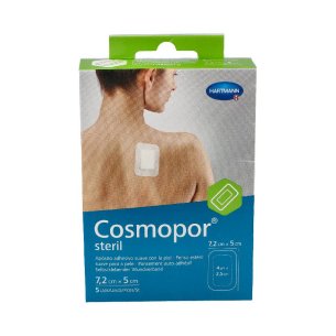 COSMOPOR STERIL APOSITO ESTERIL 5 UNIDADES 7,2 CM X 5 CM