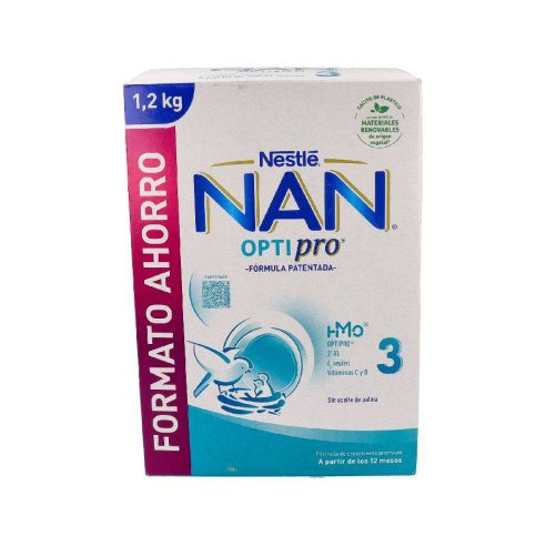 NAN OPTIPRO 3  2 ENVASES 600 G PACK AHORRO
