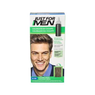 JUST FOR MEN CHAMPU COLORANTE 1 ENVASE 66 ML TONO CASTAÑO...