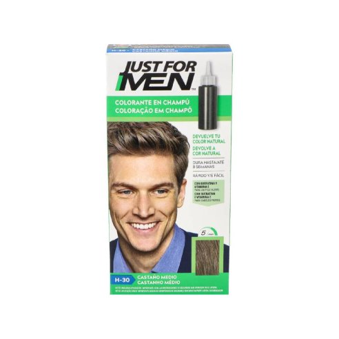 JUST FOR MEN CHAMPU COLORANTE 1 ENVASE 66 ML...