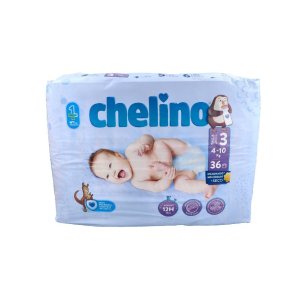 PAÑAL INFANTIL CHELINO FASHION & LOVE T- 3 (4 - 10 KG) 36...