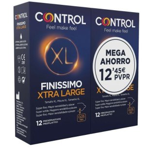 CONTROL FINISSIMO XL PRESERVATIVOS 2 ENVASES 12 UNIDADES 2